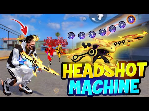 HEADSHOT MACHINE😂BUY THE NEW “M4A1” NARUTO THEME WITH BEST EFFECTS AND COOL FIRE ANIMATION🔥FREE FIRE