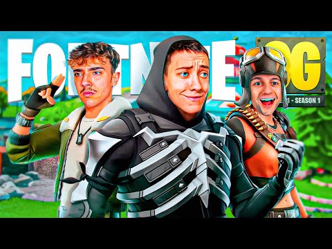 EL TRIO OG REVIENTA en FORTNITE CAPITULO 1 | VICENS, AGUSTIN51 Y AMPETERBY7