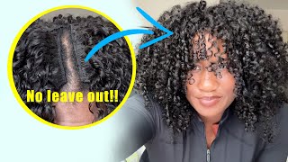 3b CURLY Clips ins on 4C hair- NO LEAVE OUT! MY GO TO STYLE FOR SUMMER | Raven Navera