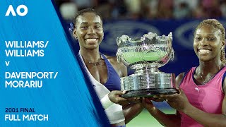 Williams/Williams v Davenport/Morariu Full Match | Australian Open 2001 Final