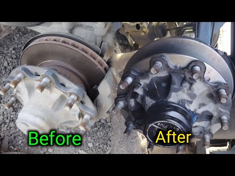 How to change brake pad or disc of man truck trela ?