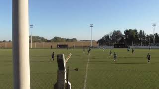 Primera vs. Sarmiento de Junín. Liga Deportiva del Oeste. Fecha 1. Gol de Juan Ignacio Lecina.