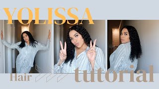 Cutest Natural Looking Curly Wig! Quick & Easy Install | No Cutting, No Bleaching Ft. Yolissa Hair!!