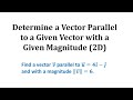 Vector Operations and Properties