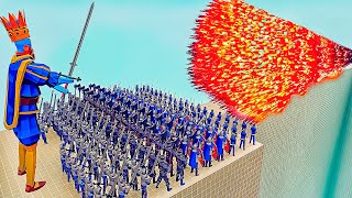 100x MEDIEVAL ARMY vs EVERY GOD - Totally Accurate Battle Simulator TABS