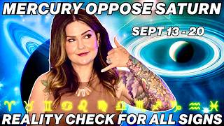 Mercury Opposite Saturn 2026: The Hard Truth for All 12 Signs
