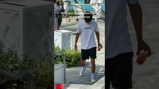 Pov: You see Andrew Davila in the Bahamas..
