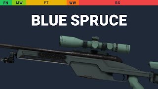 SSG 08 Blue Spruce Wear Preview