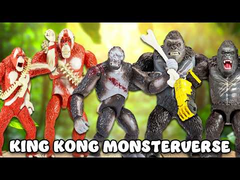 8 NEW Godzilla X Kong Toys Unboxed 2025 Skar King, Godzilla, King Kong Monsterverse