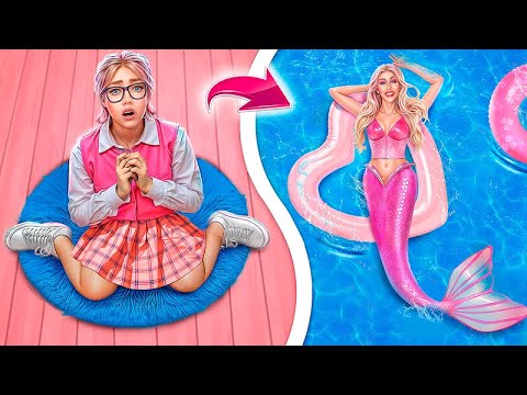 Une Sirène dans la vraie vie! Comment Devenir Populaire sur une Ile Déserte!
