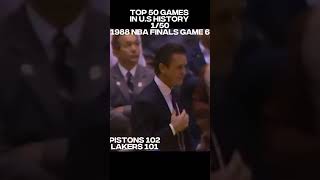 Top 50 Games In U.S History 1/50 #shorts #basketball #nba