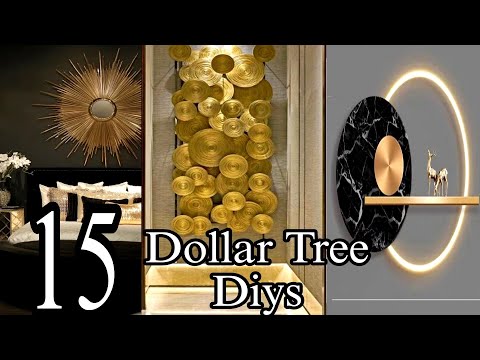 DOLLAR TREE HIGH END HOME DECOR | Affordable decoration in budget | Craft Angel