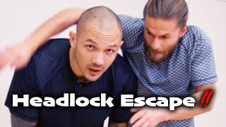 How To Escape A Headlock Fast!