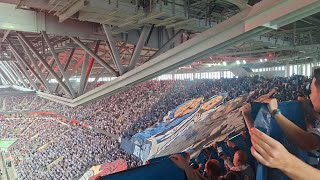 MSV  Choreographie bei Fortuna Düsseldorf.  