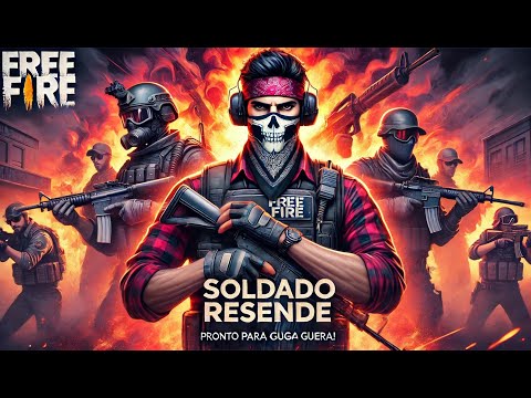 FREEFIRE ONLINE - JOGANDO RANQUEADA COM SEGUIDORES-  SOLDADO RESENDE --   11/03/2025