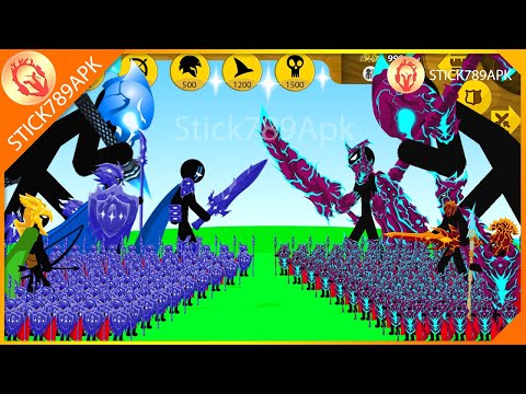 STICK FIGURE XIPHOS ICE, KYTCHU VS FINAL BOSS XENOPHON VAMPIRE | Stick War Legacy Mod | Stick789Apk