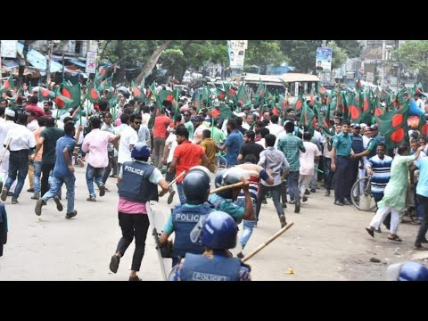 ঢাকার যাত্রাবাড়িতে এক দফা দাবিতে ঢাকা মহানগর দক্ষিণ বিএনপি'র অবস্থান কর্মসূচি | 29 July, 2023