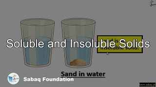 Soluble and Insoluble Solids