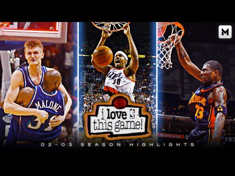 NBA 02-03 Highlights ft. Sheed, J-Rich, & AK-47 🏀 I LOVE THIS GAME!