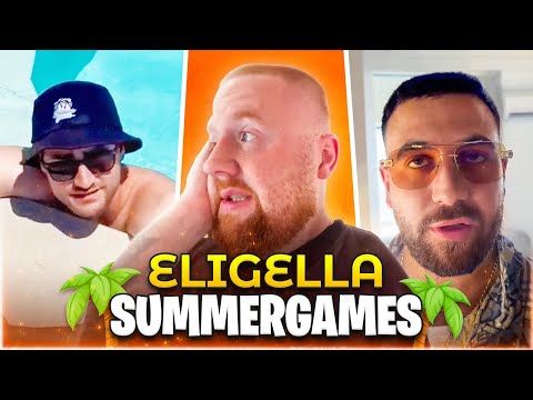 ELIGELLA SUMMERGAMES 🏖️ LACHFLASH BUSFAHRT MIT MERT, EDIZ & Co. 😂