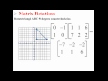 Triangle Transformations and Matrix Operations