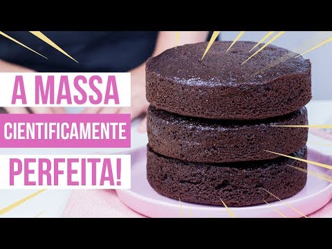 Massa de Chocolate Profissional - Sem batedeira! Perfeita para Camadas | Especial de Bolos