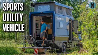 Bikes und Boards für die ganze Familie mitnehmen? Mit dem Epicore 4x4 Camper kein Problem!