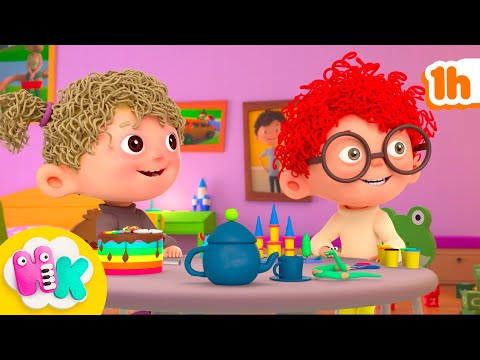 Como eu posso brincar de moldar? 🌈 Música Infantil | HeyKids em Português