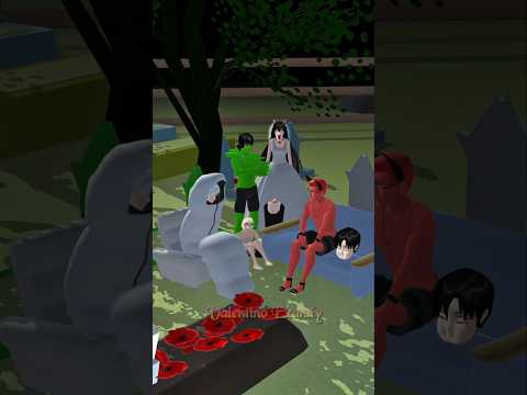 Cerita pocong vs hantu jurig #sakura #sakuraschoolsimulator #sss #shorts