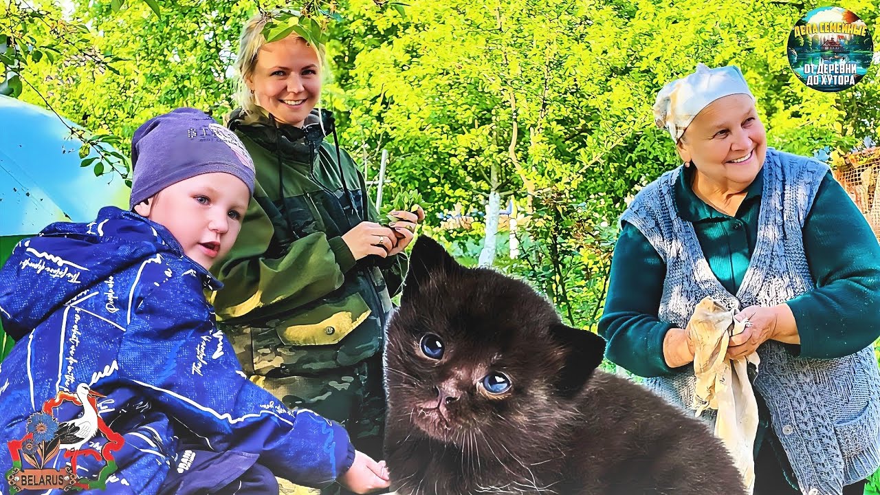 КАК ЛЮДИ ЖИВУТ В ДЕРЕВНЕ И ЧЕМ ЗАНИМАЮТСЯ. НАШЛИ КОТЯТ В ЗЕРНОХРАНИЛИЩЕ. ЛЕГКИЙ СПОСОБ.