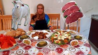 #لحم_الغنمي بطريقة جديدة ومميزة كيجي رطب بحال زبدة مناسب لوحبة غداء