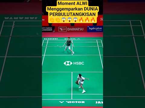 Momentโผ๏ธALWI Menggemparkan DUNIA Perbulu tangkisan ๐๐๐ฑ๐ฑ๐ฑ๐ฅ #badminton#badmintonlover #shortvideo #bwf