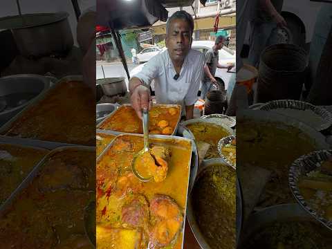 कोलकाता का फेमस ₹200 वाली मटन थाली  #food #indianfood #streetfood #muttonfry