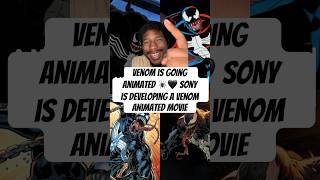 Venom is going animated 🕷️🖤 Sony is developing a Venom animated movie #shorts #venom