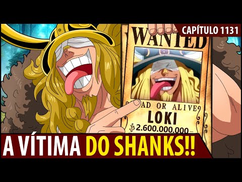 REVELADO MOTIVO DE SHANKS VIRAR YONKOU!! LOKI TEM RECOMPENSA ESPECIAL! REVIEW ONE PIECE 1131