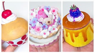 DIY Cute Dessert Trinket Boxes & Homemade Air Dry Wood Clay