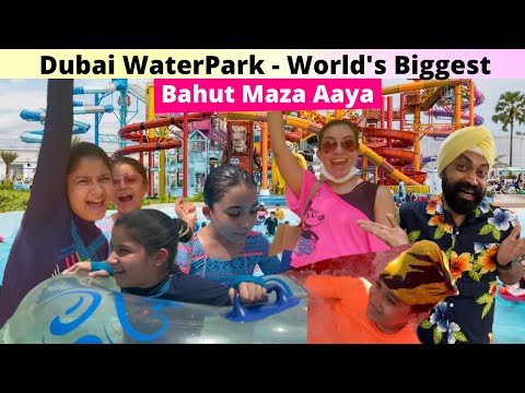 Dubai WaterPark - World's Biggest - Bahut Maza Aaya - Atlantis | RS 1313 VLOGS | Ramneek Singh 1313