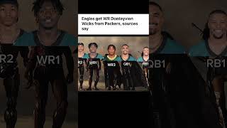 Eagles get Dontayvion Wicks from Packers #shorts #eagles