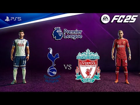 FC 25 - Spurs vs Liverpool Ft. Solanke, Nunez, | Premier League 24/25 Full Match | PS5™ [4K60]