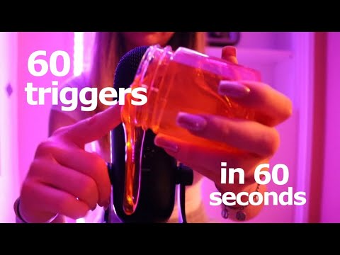 ASMR | 60 triggers in 60 seconds 🫧