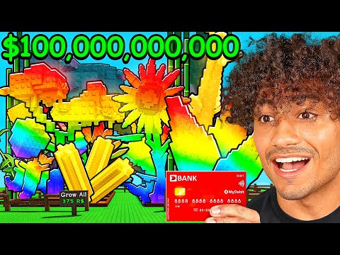 I Spent $8,952,428 Robux In Grow A Garden