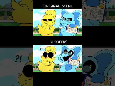 Original scene vs Bloopers🌈 (HIDE AND SLEEP)