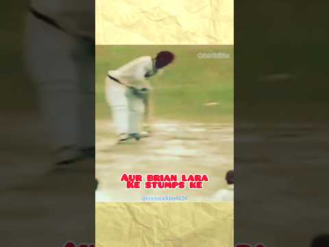 Waqar Younis Toe Crushing Yorker To Brian Lara🔥🏏 | Fast Bowling #shorts #shortsfeed #fastbowling
