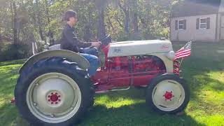 Ford 8N tractor driven by Cara