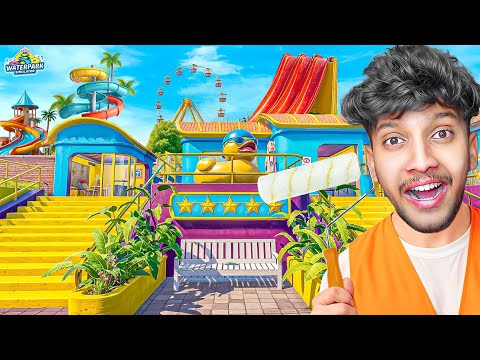 $800,000 NEW LOOK OF MY LUXURY WATERPARK!😍Water Park Simulator #8