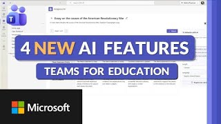 4 New AI-powered Features in Microsoft Teams for Education