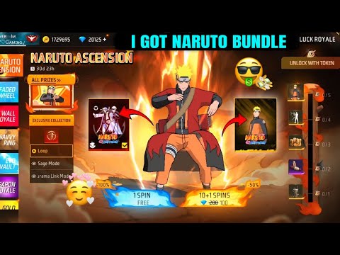 🥹 I GOT NARUTO BUNDLE 😍 NARUTO ASCENSION EVENT SPIN TAMIL 🤑 NEW NARUTO EVENT FREE FIRE TAMIL