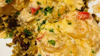 Cajun Shrimp n Cheese Stuffed Peppers 