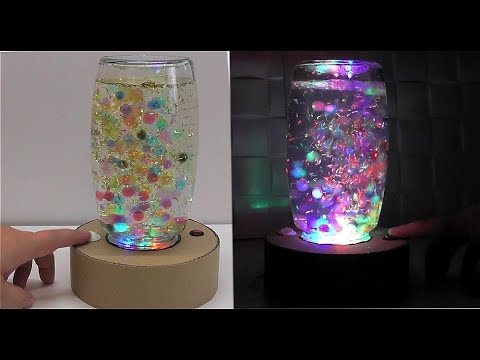 How to make a lamp with ORBEEZ cardboard