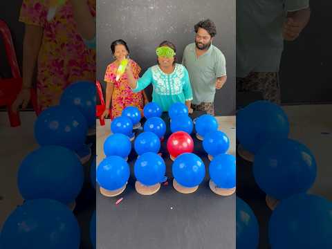 Lucky Red Balloon Pop Amazing Challenge #shorts